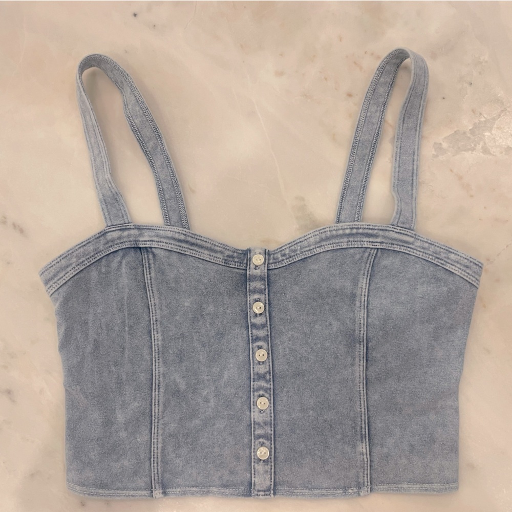 Abercrombie and Fitch Crop Jean Top XS